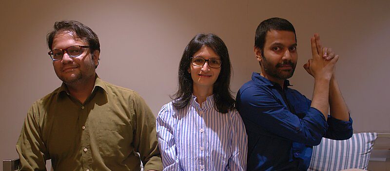 Minjal Kadkia, Samir Bhardwaj & Vishal Bharadwaj of Inky Memo