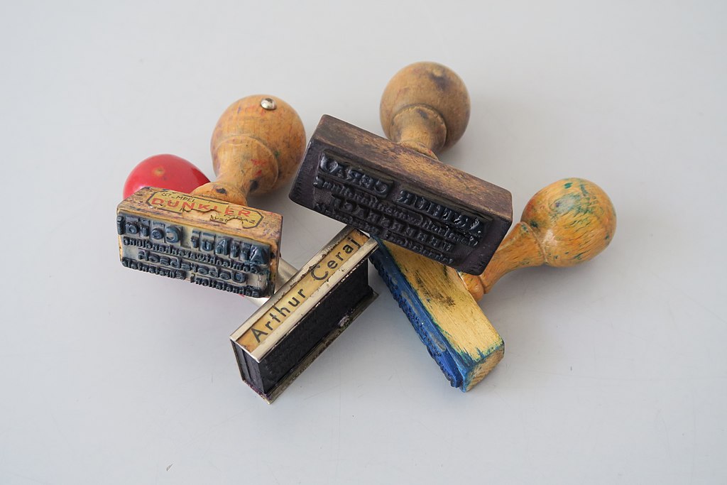 Geschaftsstempel Rubber stamps Stempel 01